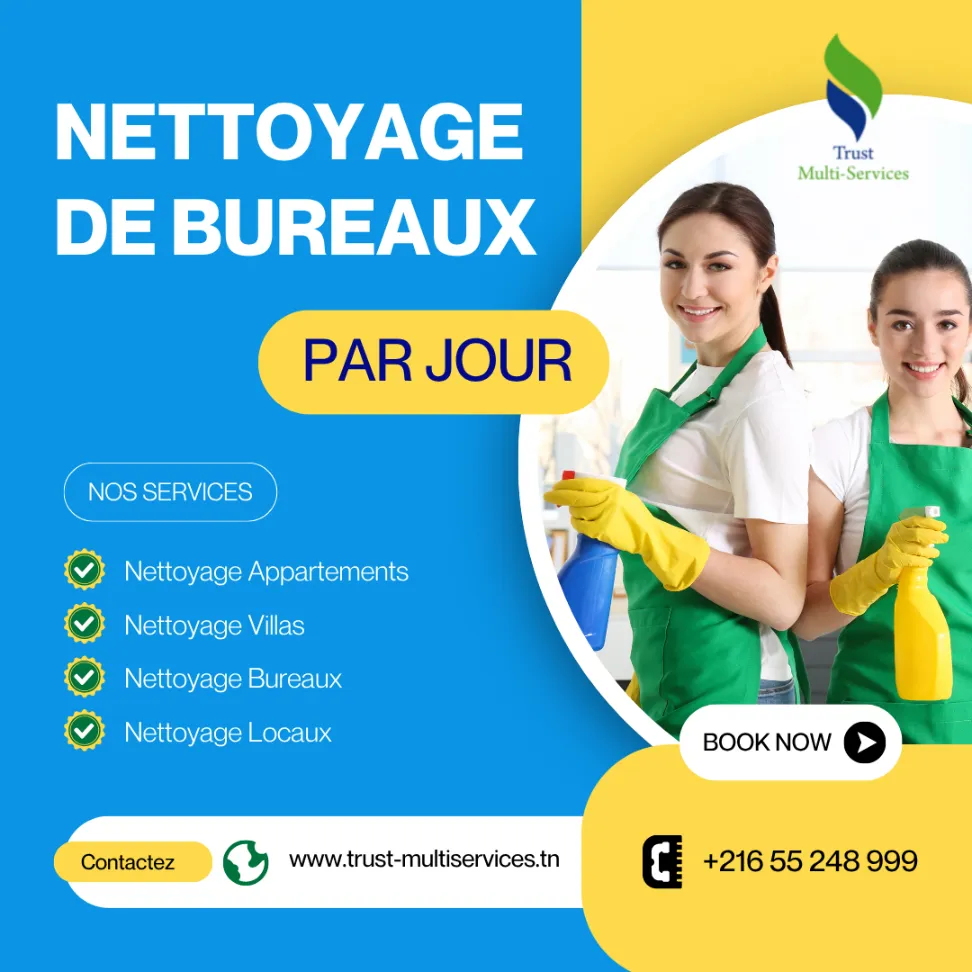 Femme de ménage par jour pour bureau à Cite Intilaka