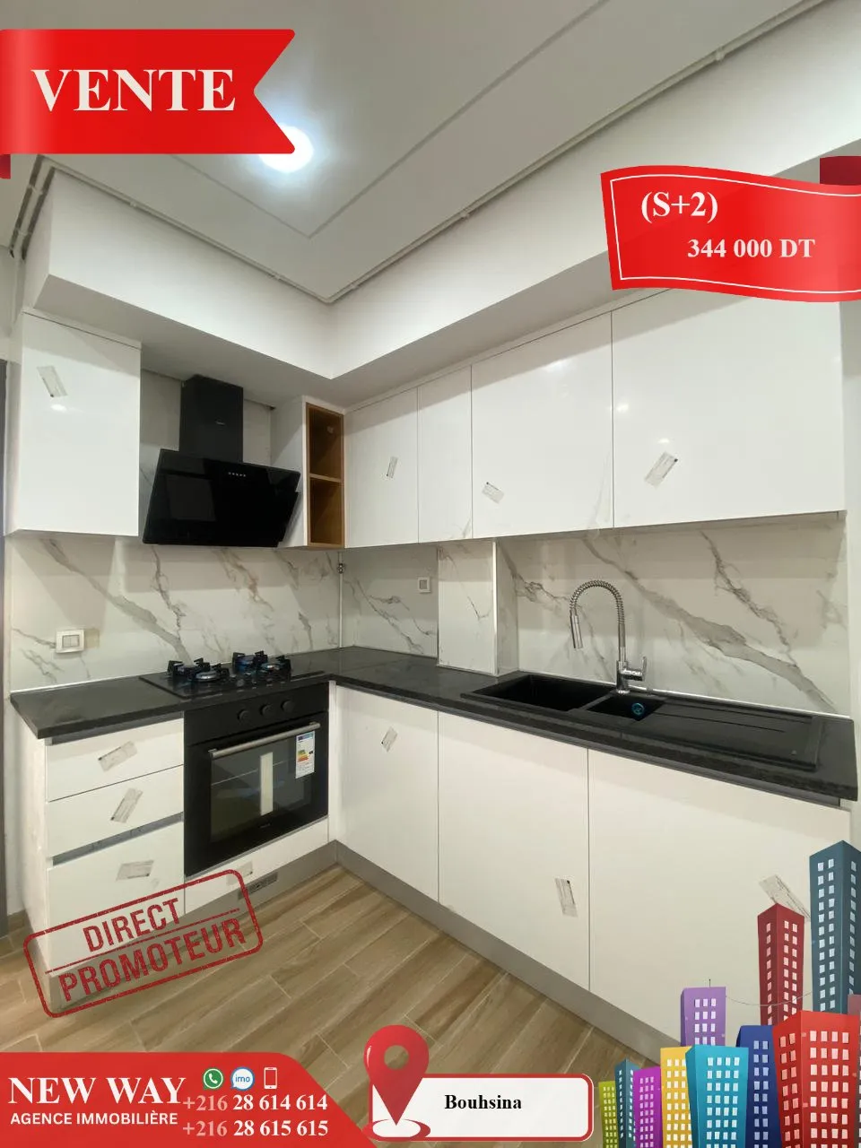(S+2) Directe Promoteur à Bouhsina