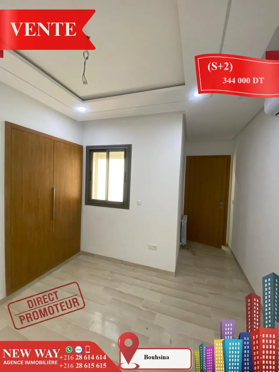 (S+2) Directe Promoteur à Bouhsina