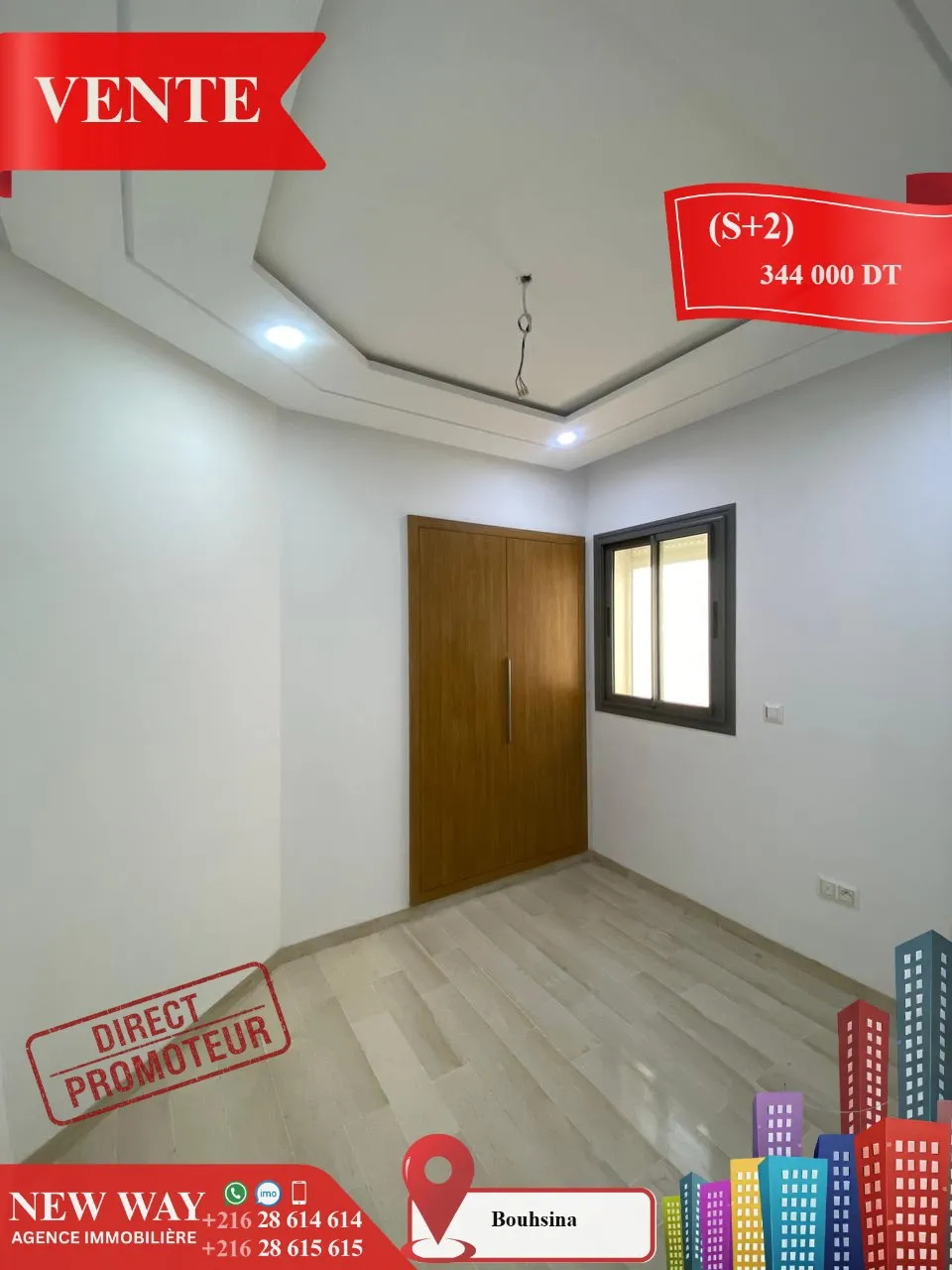 (S+2) Directe Promoteur à Bouhsina