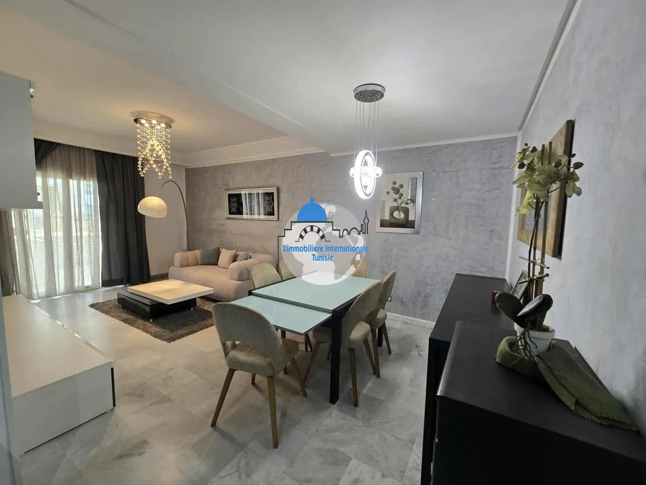 Appartement S+3 meublé à louer à Farhat Hached