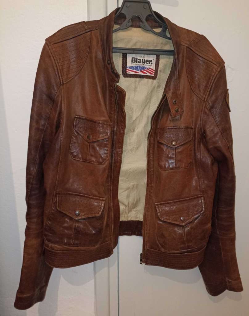 Veste Blauer cuir 
