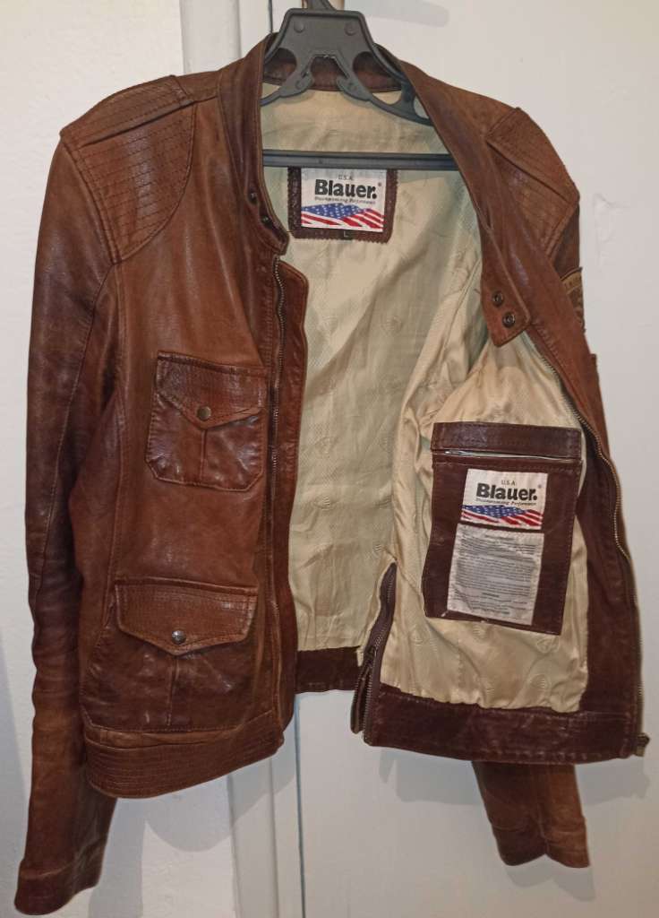 Veste Blauer cuir 