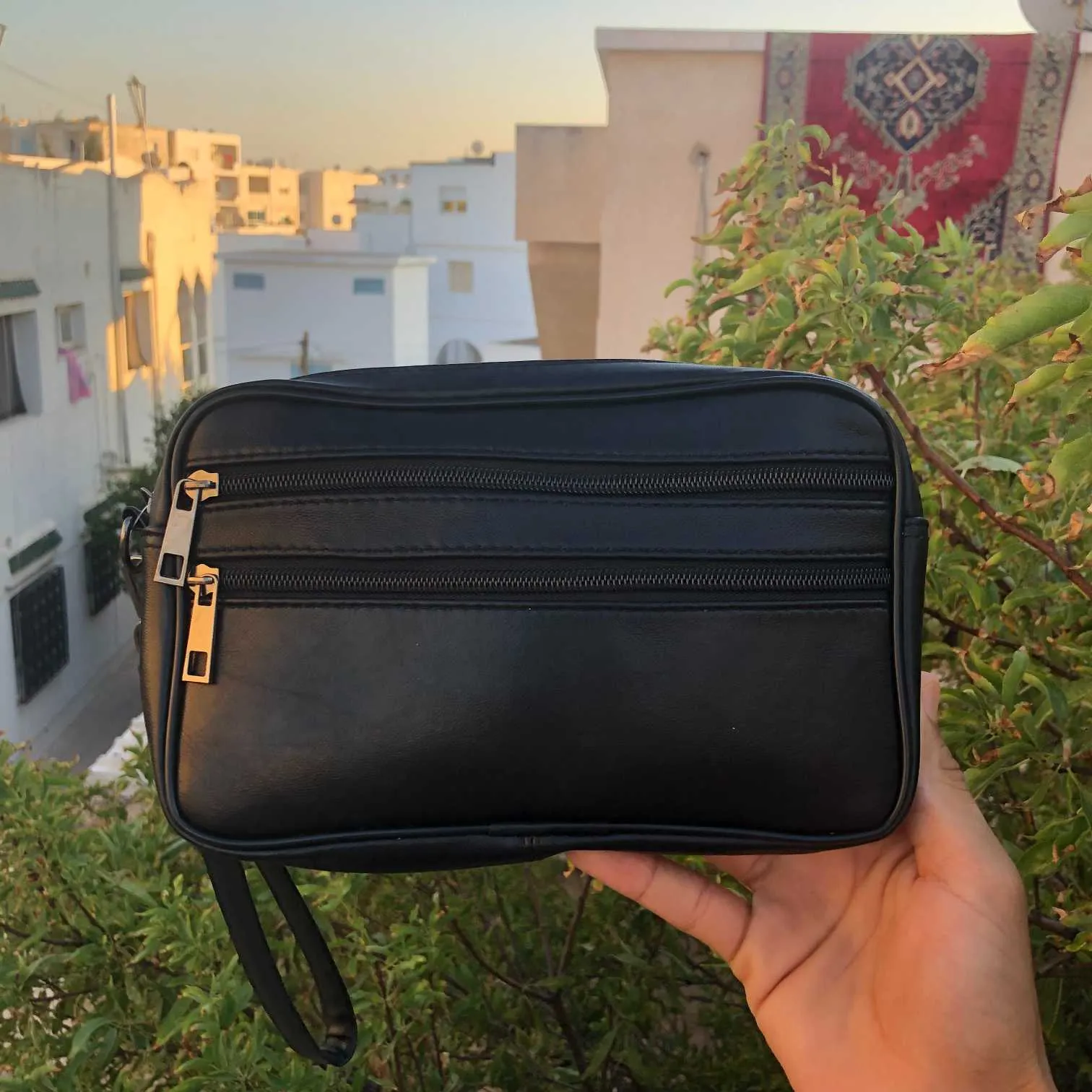 ✅ Pochette SuperBe cuir - Neuf