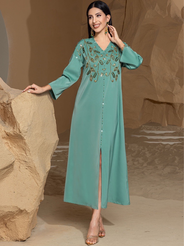 robe de soirée Caftan NEUVE - Tailles S-M-L-XL-XXL