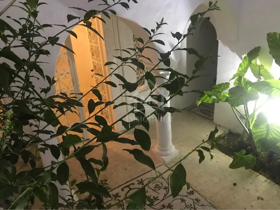 Maison arabe S+2 meublée à vendre à Hammamet centre ville 51355351