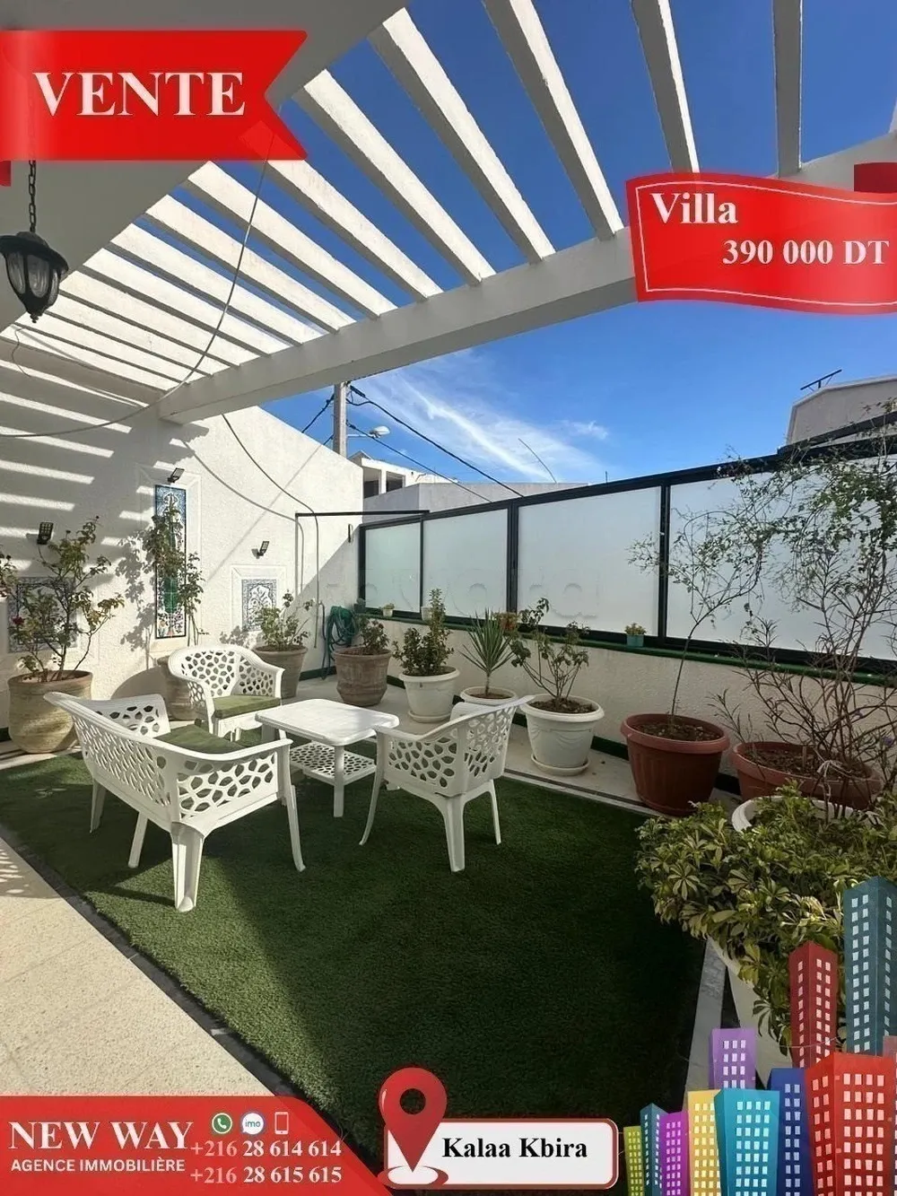 Maison à Kalàa Kbira, dans un quartier résidentiel