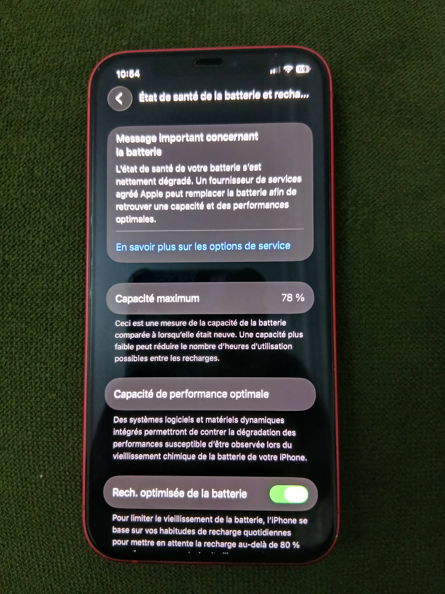 iPhone 12 (64 Go)- pack complet avec boîte et coque et film