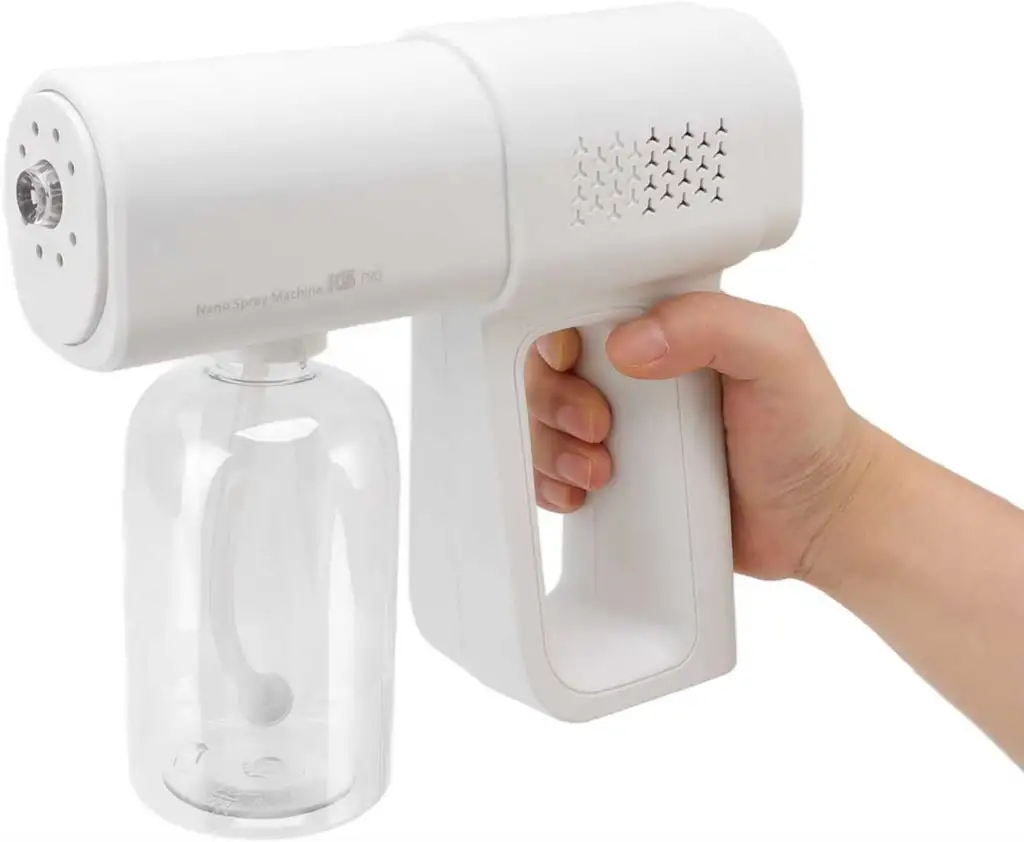 Pistolet désinfectant portable sans fil avec écran tactile rechargeable