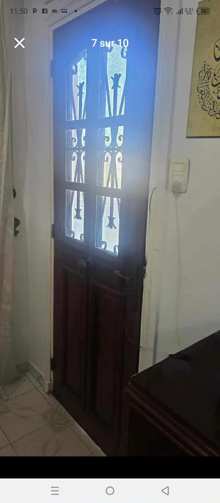 un appartements s+3 au 2éme étage (sans ascenseur) a vendre a Khaznadar Bardo Prés de Poste