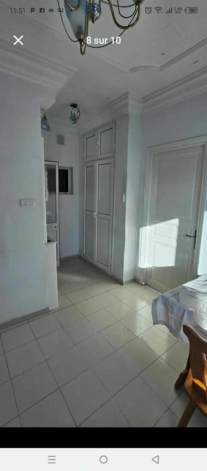 un appartements s+3 au 2éme étage (sans ascenseur) a vendre a Khaznadar Bardo Prés de Poste