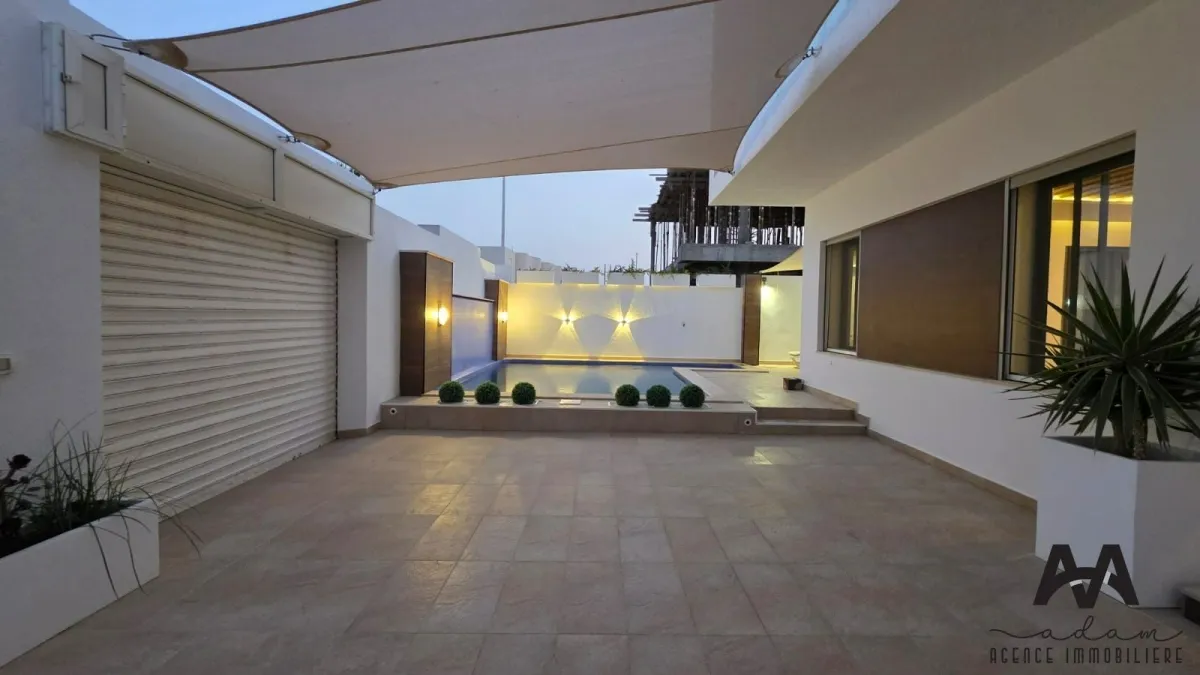 Rez-de-Chaussée de Villa avec Piscine à Jinene Beni Khiar – À 2 Minutes de la Plage