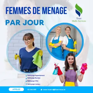 femme de ménage par jour en tunis
