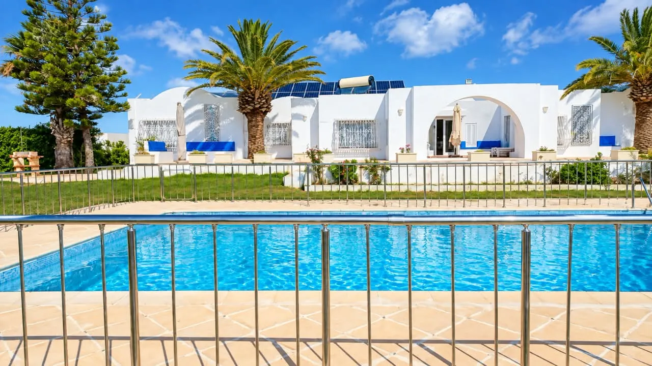 Une résidence avec piscine Vue sur mer