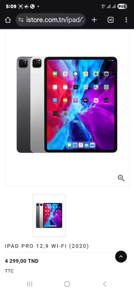 Ipad pro 12.9 5ème génération bypass 