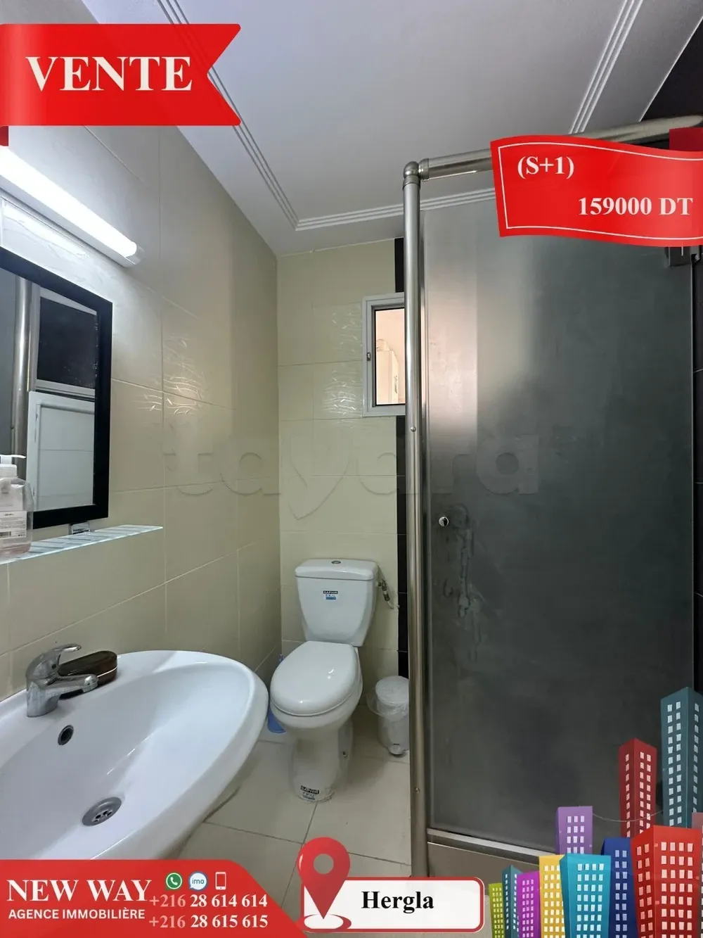 Appartement (S+1) à Hergla