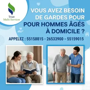 GARDE HOMMES ÂGÉS À DOMICILE A SOUSSE