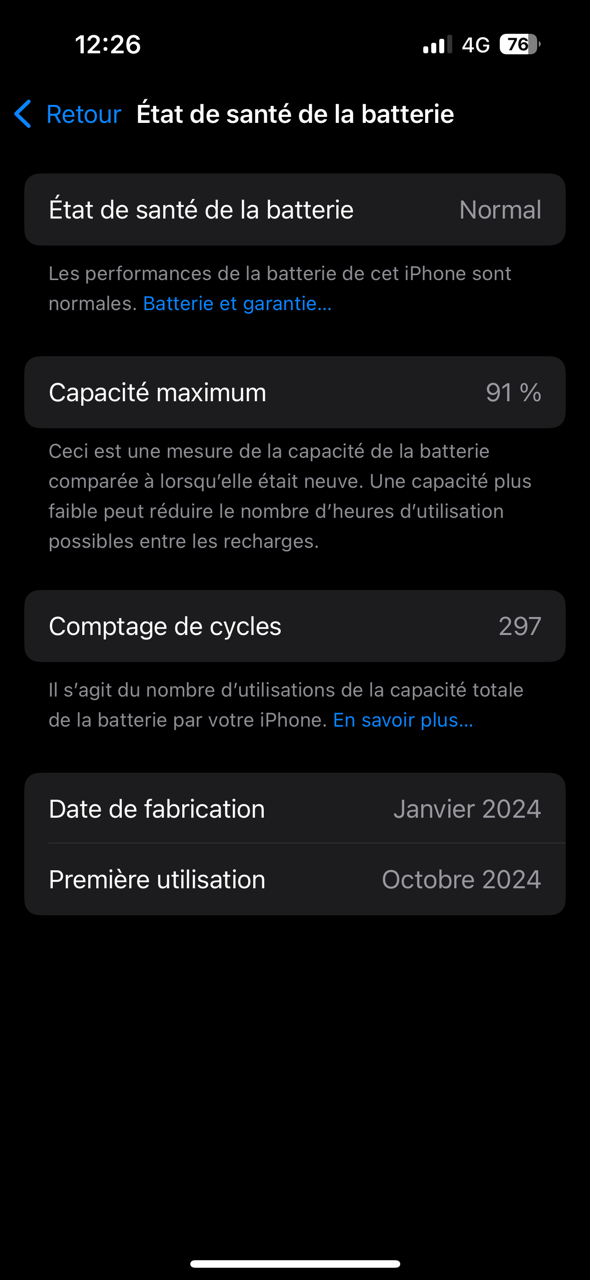 iPhone 15 pro 512Go