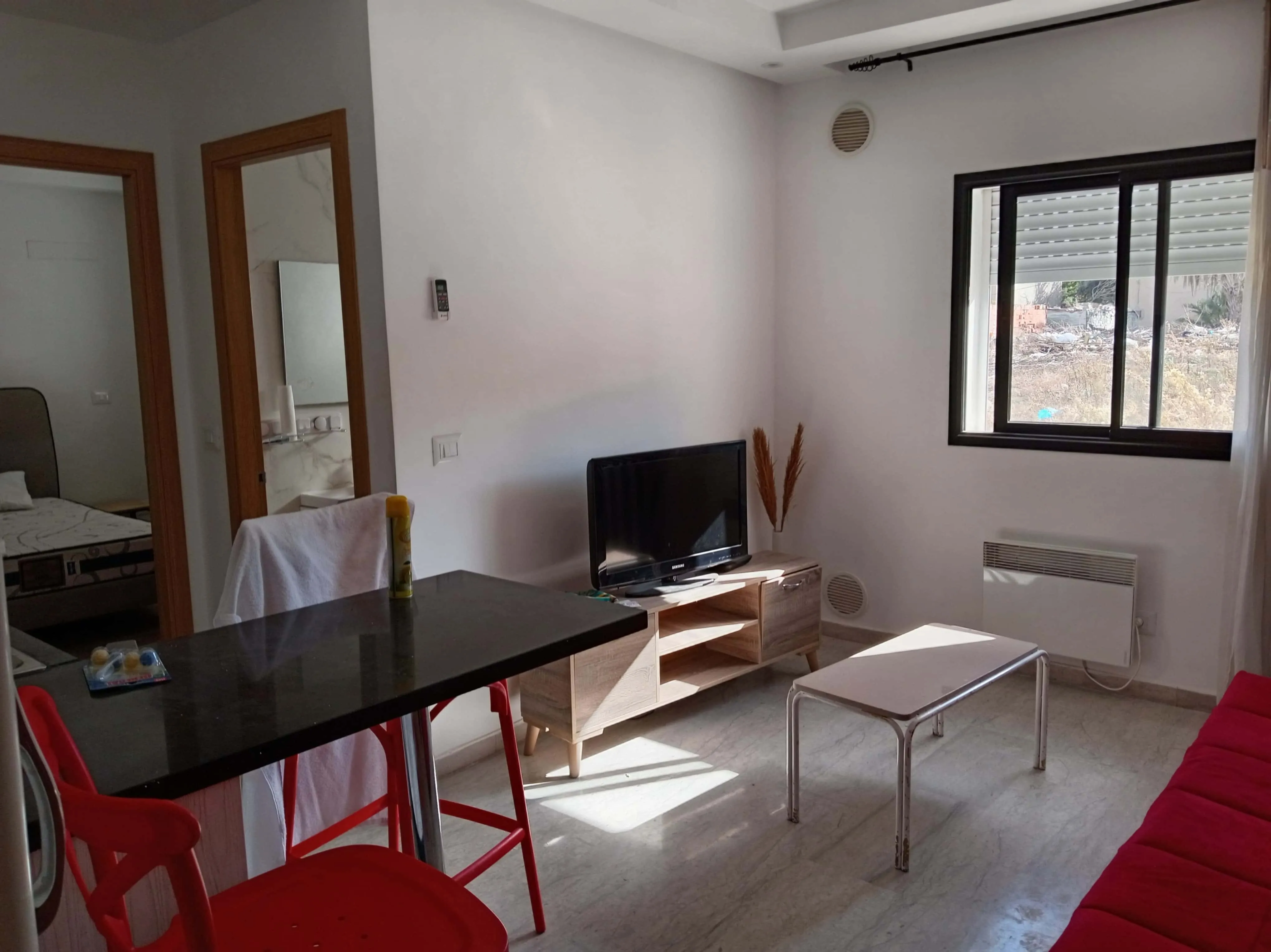 🔴⚫️ APPARTEMENT S+1 MEUBLÉ – RIADH ANDALOUS, ARIANA
