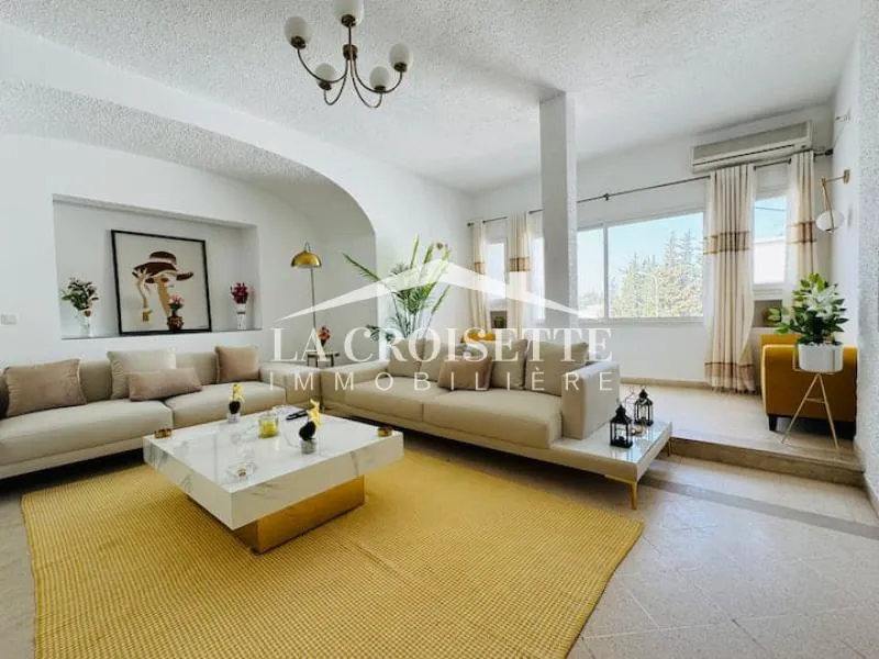 Appartement s3 meublé avec piscine à La Marsa ZAL0490