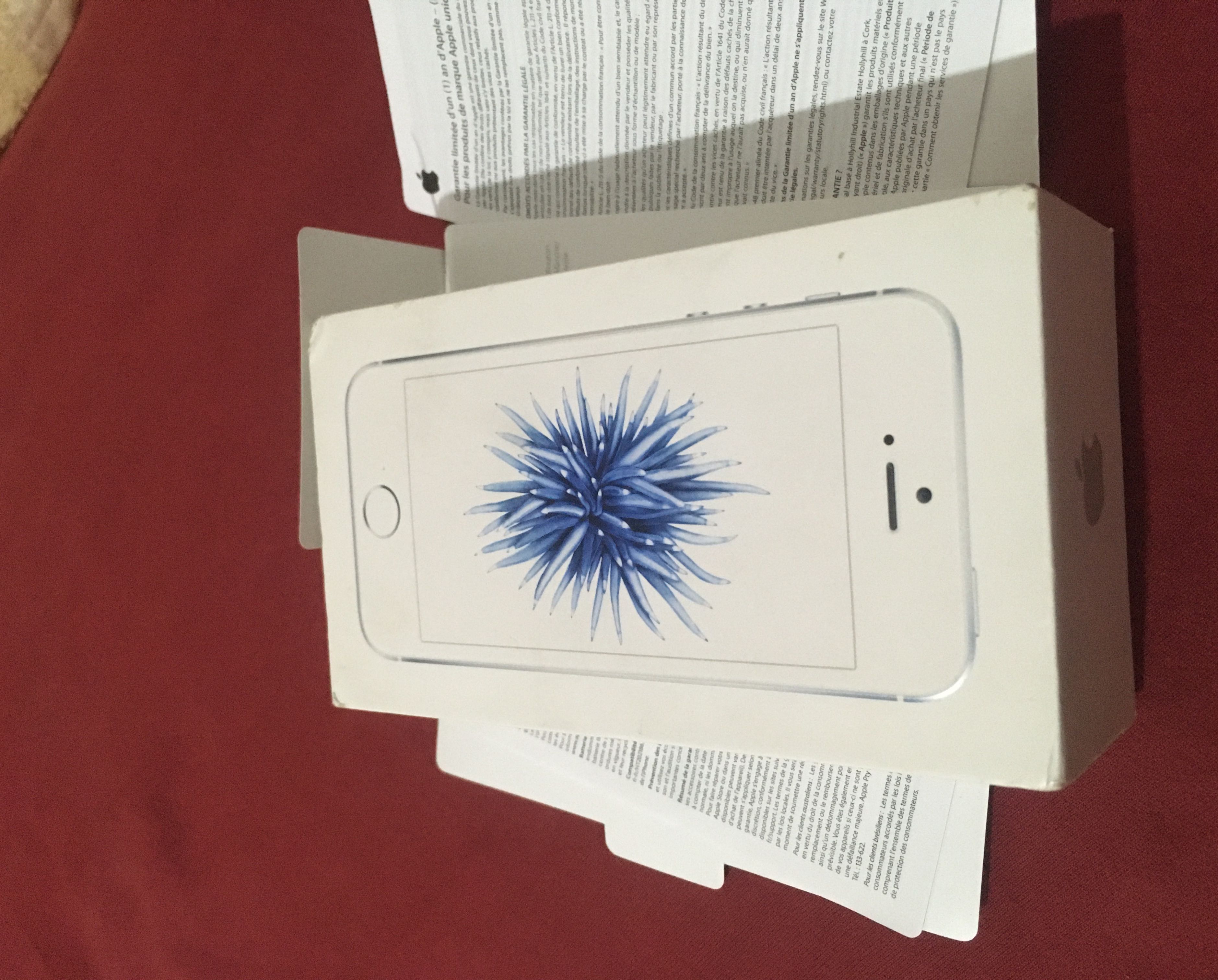 iPhone SE état batterie 77%