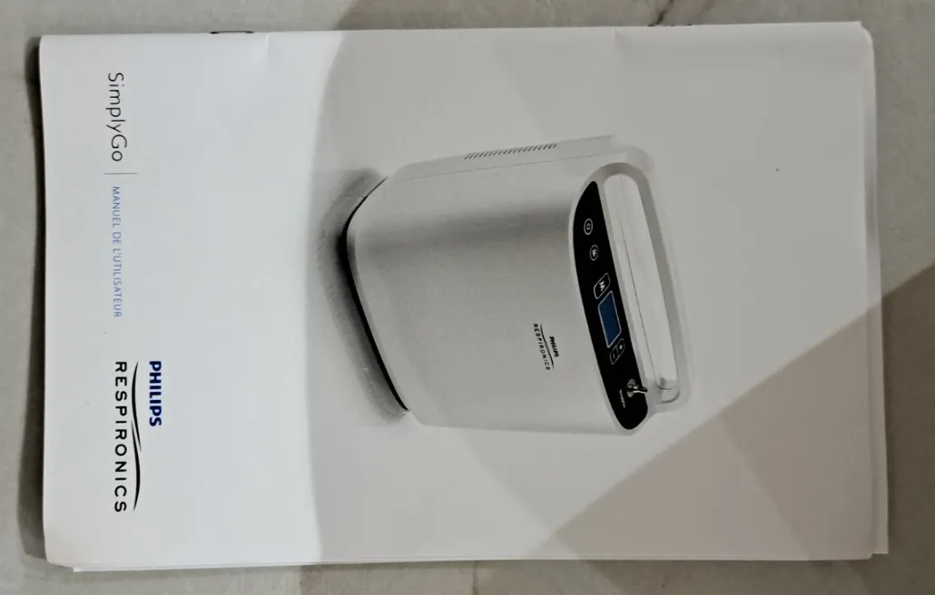 Concentrateur d'oxygène portable Philips Respironics SimplyGo