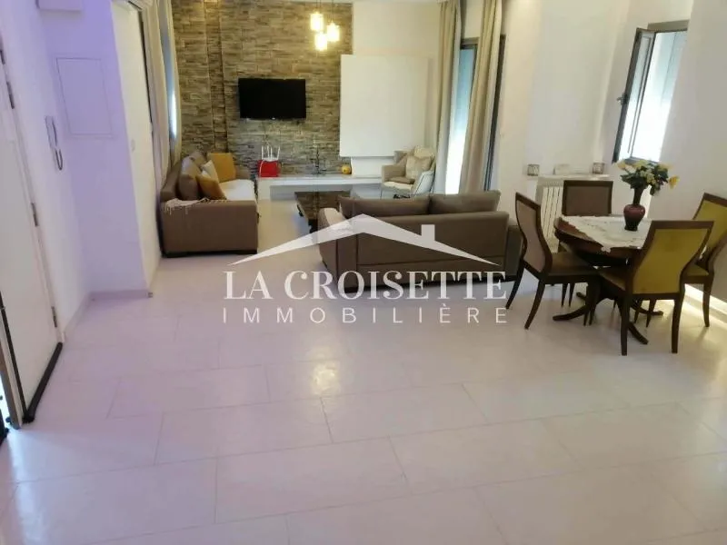 Duplex S+3 meublé à La Marsa ZDL0741