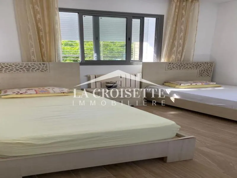 Duplex S+3 meublé à La Marsa ZDL0741