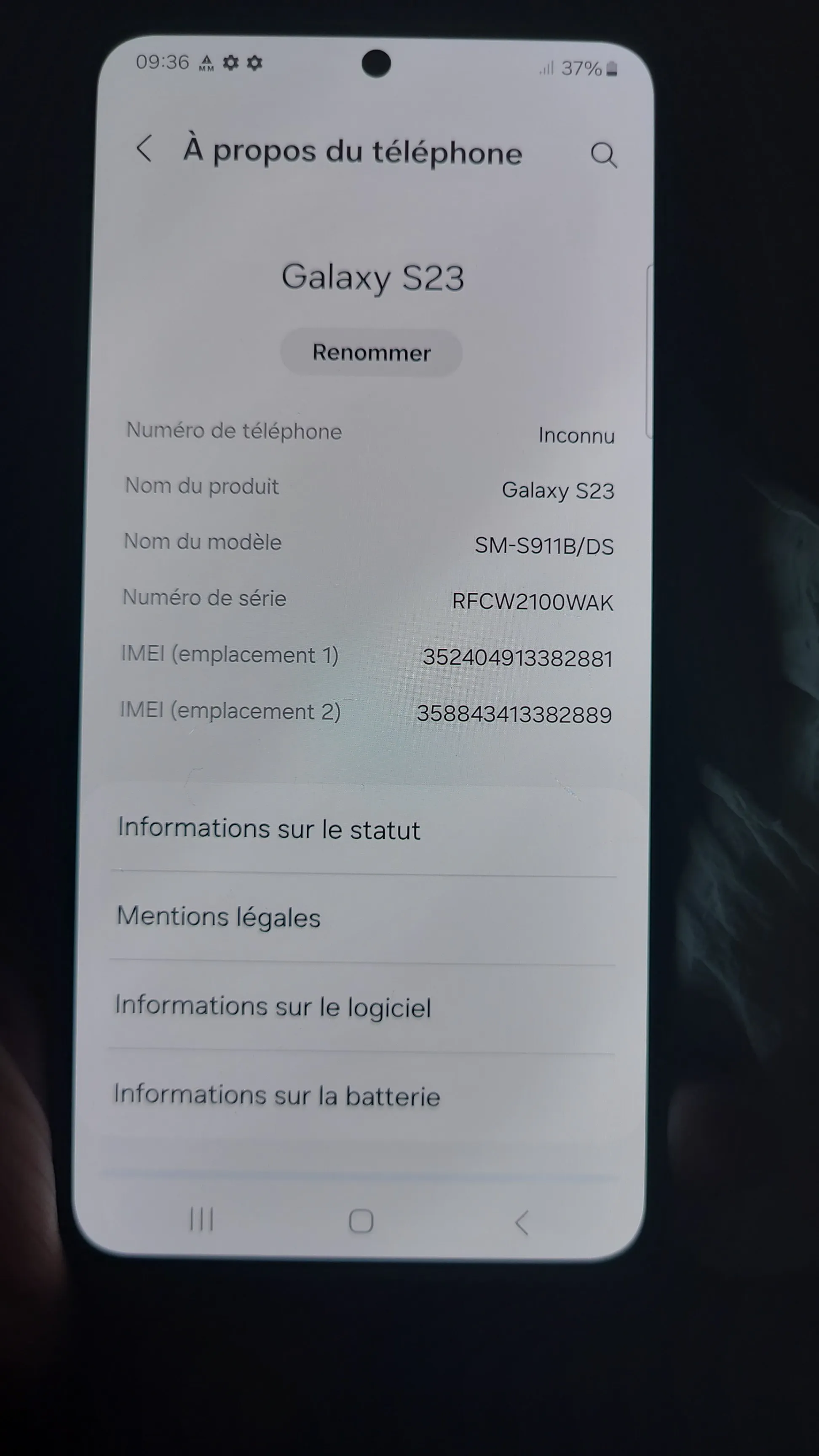 Samsung S23