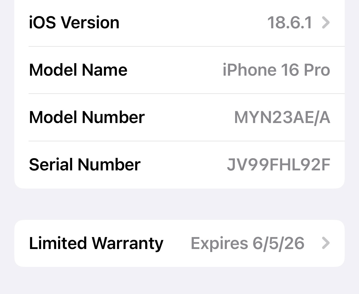 Iphone 16 pro 256g