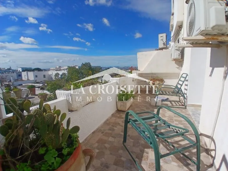 Duplex meublé s3 vue sur mer à Gammarth MDL0368