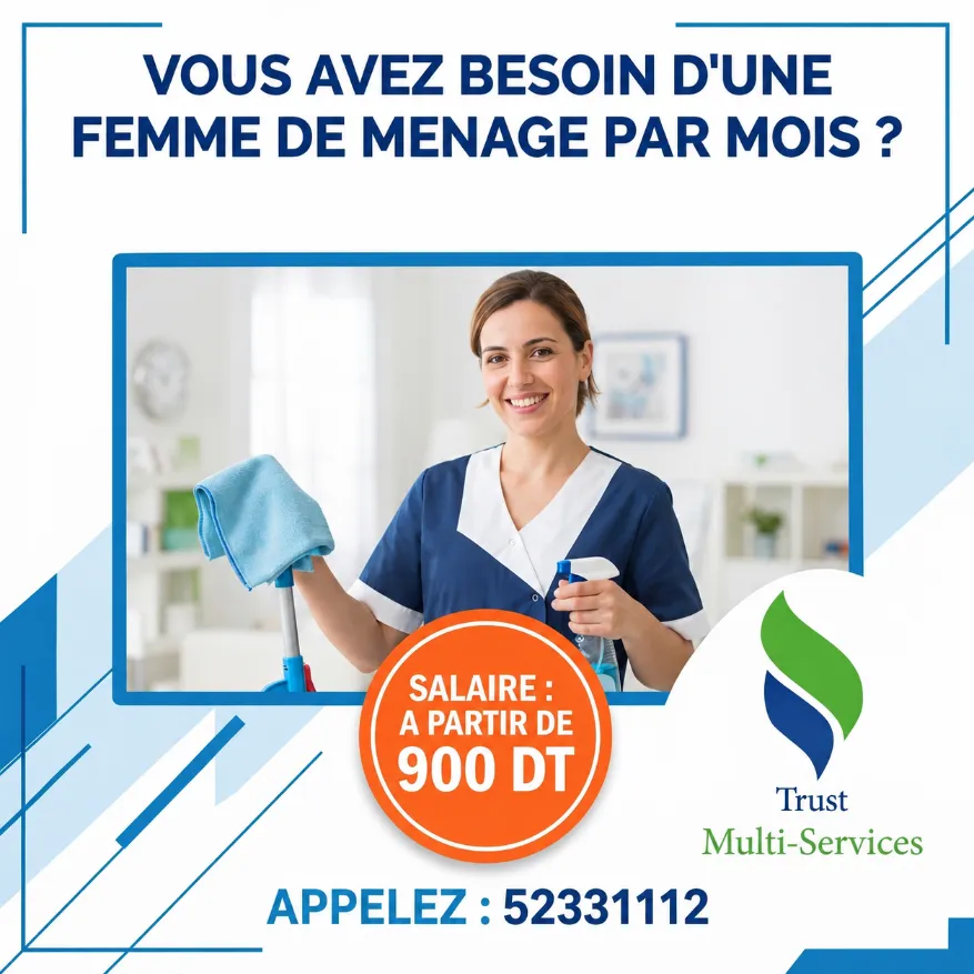 DES FEMMES DE MENAGES PAR MOIS   A  EZZAHRA
