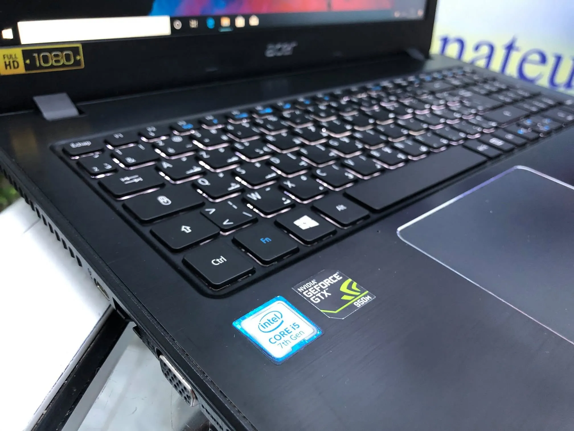 ACER Aspire F15 Gamer/ i5 7èm/ 8G/ GTX 950M 4G/ 1To