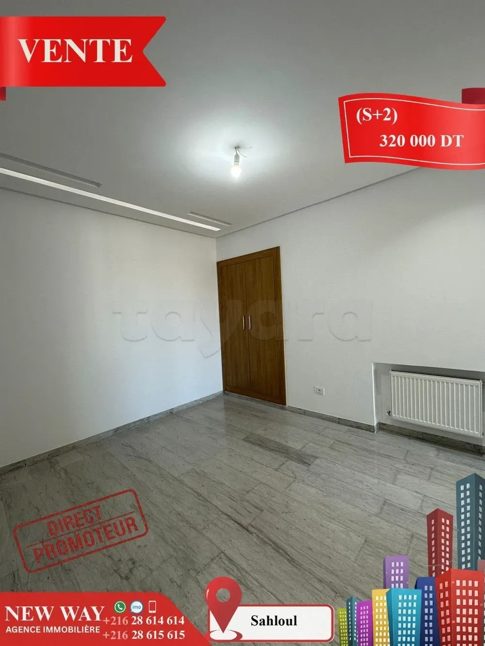 (S+2) à Sahloul 4 Directe Promoteur