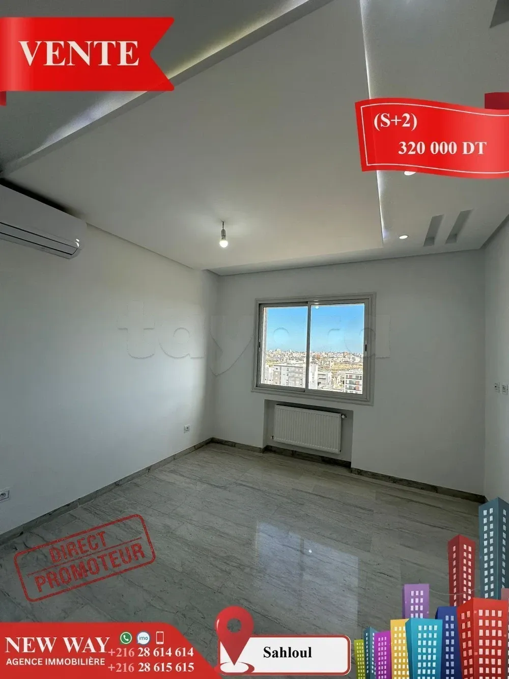 (S+2) à Sahloul 4 Directe Promoteur
