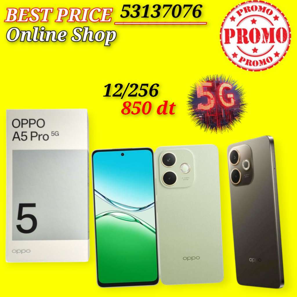 Oppo A5 Pro 5G Cacheté paquet fermé validé✔️
 