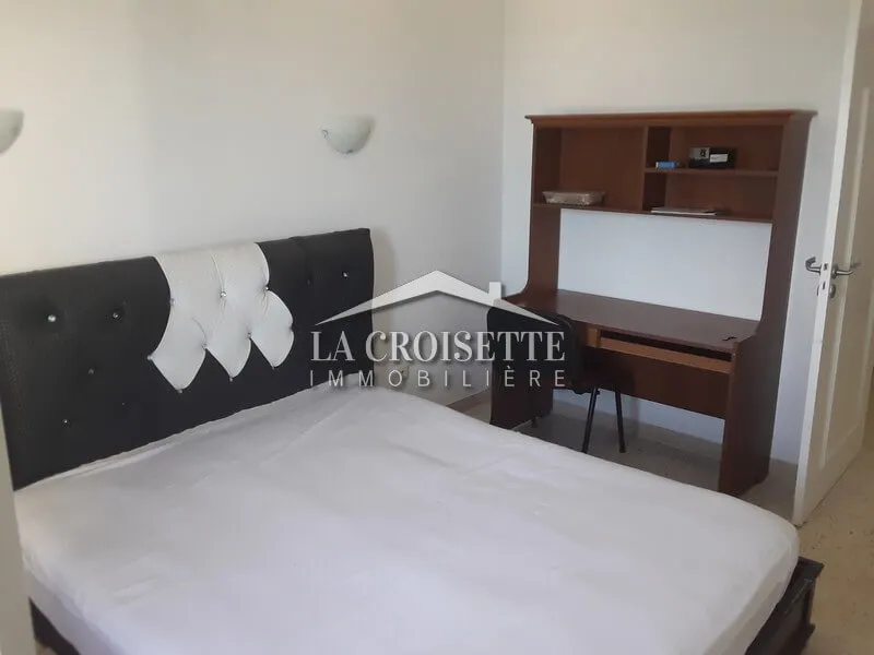 Appartement S+3 meublé Vue Mer à La Marsa MAL1202