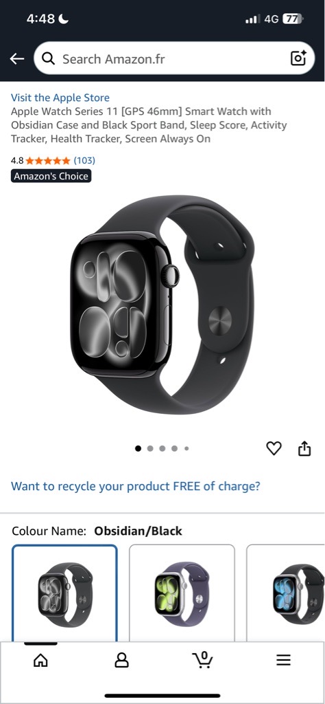 Apple watch sereis 11 cachete