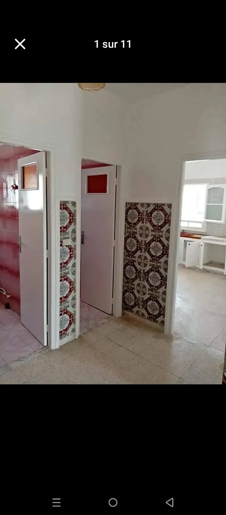 un étage d'une villa s+3 au 1er étage a louer a Ksar Said 3 derrière kiosque Shell et prés de mosquée