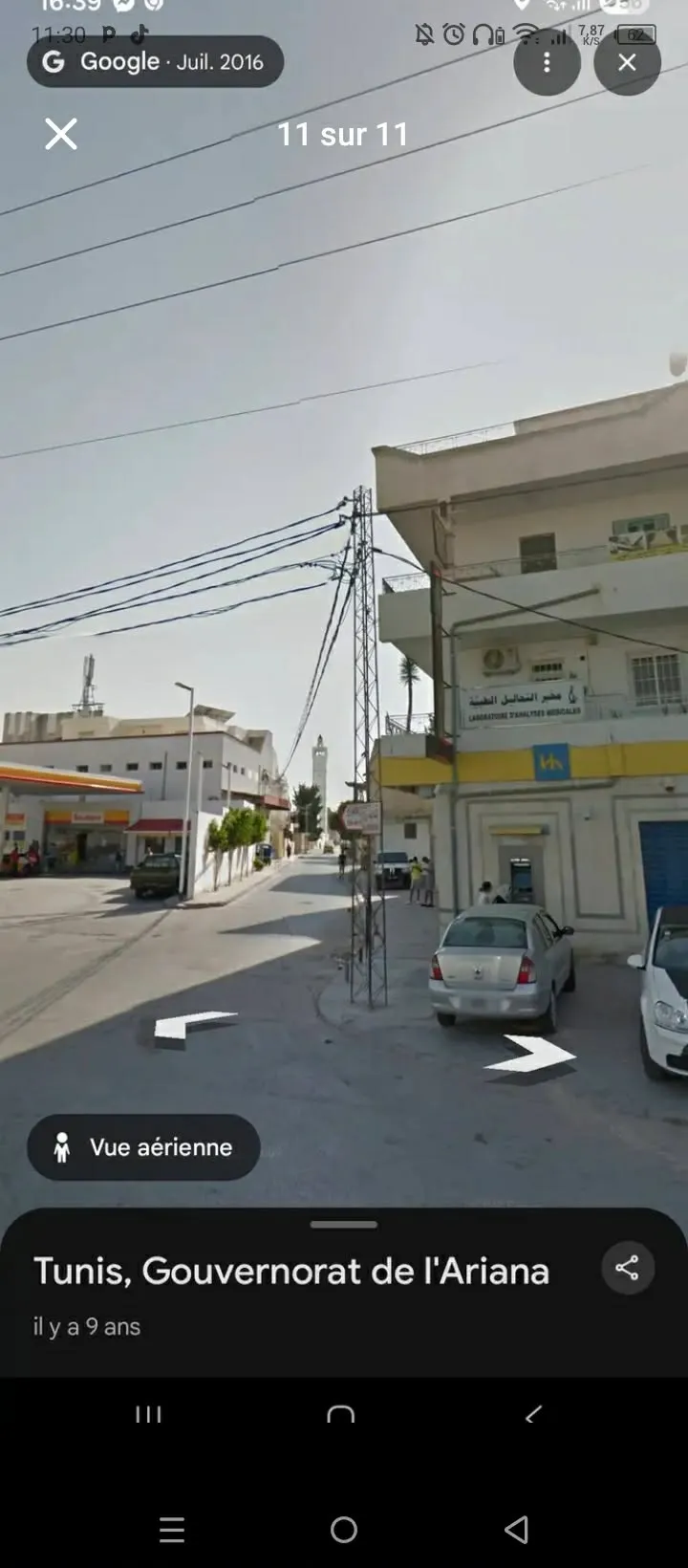 un étage d'une villa s+3 au 1er étage a louer a Ksar Said 3 derrière kiosque Shell et prés de mosquée