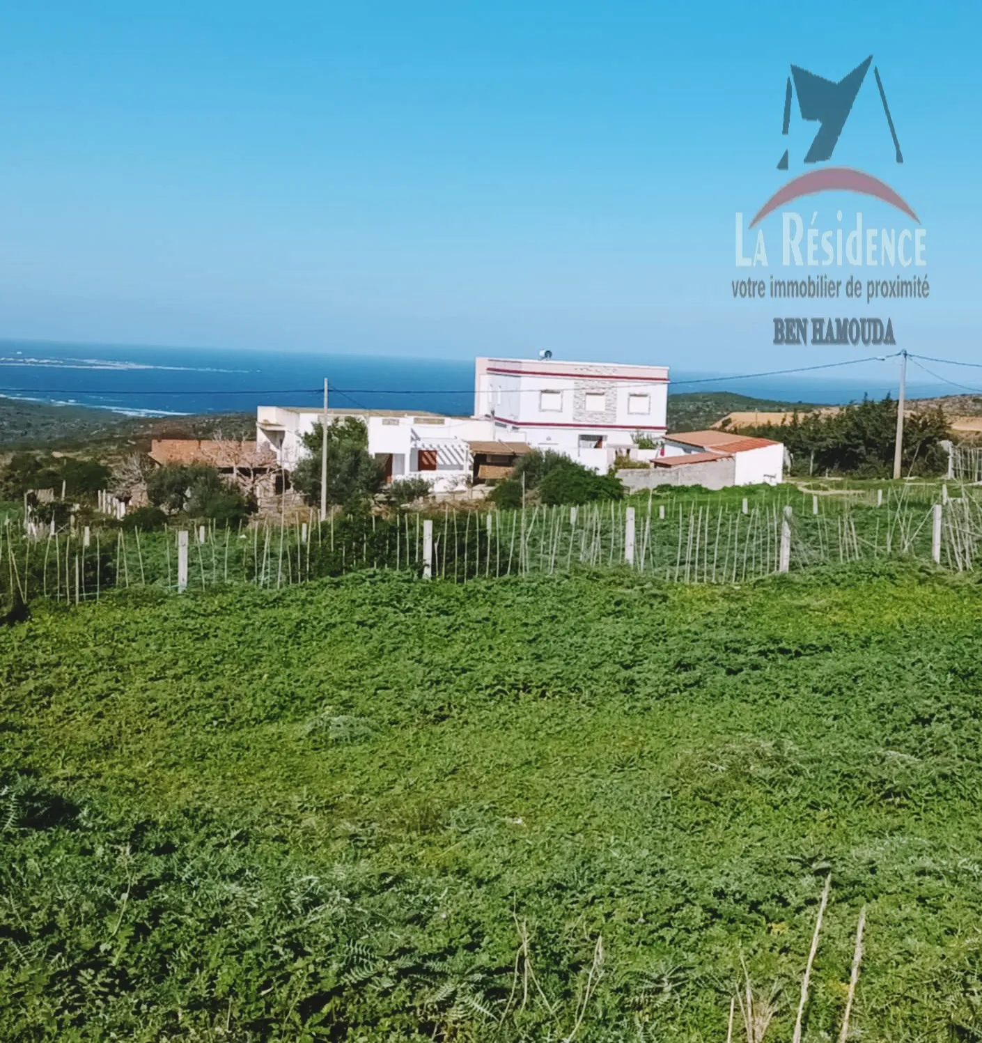 Terrain vue Mer à Nadhour Bizerte