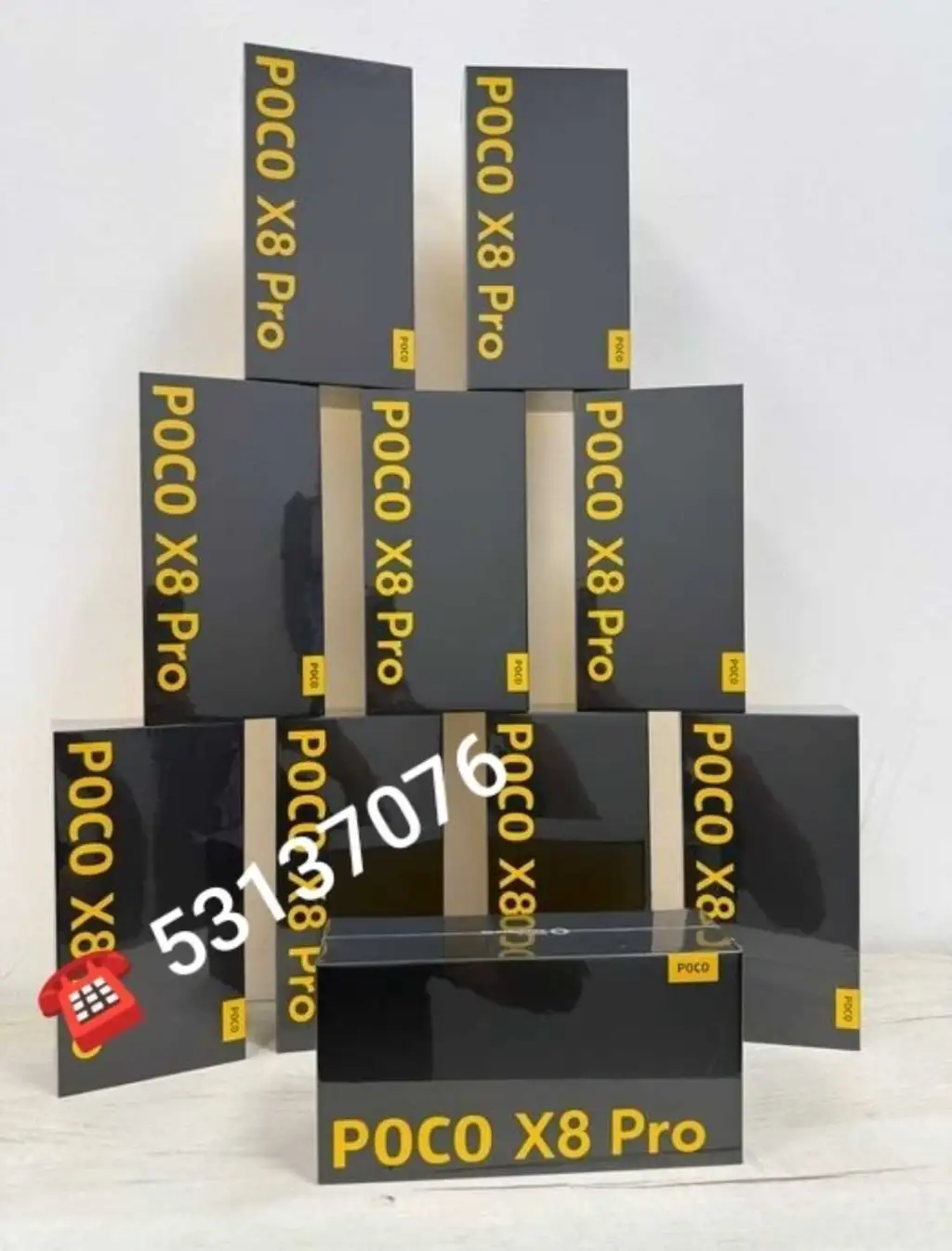 Poco X8 pro 5G Cacheté paquet fermé #Validé✔️
➖8/256 =1150  dt
➖ 12/512 =1330 dt