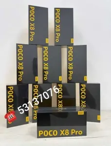 Poco X8 pro 5G Cacheté paquet fermé #Validé✔️
➖8/256 =1150  dt
➖ 12/512 =1330 dt