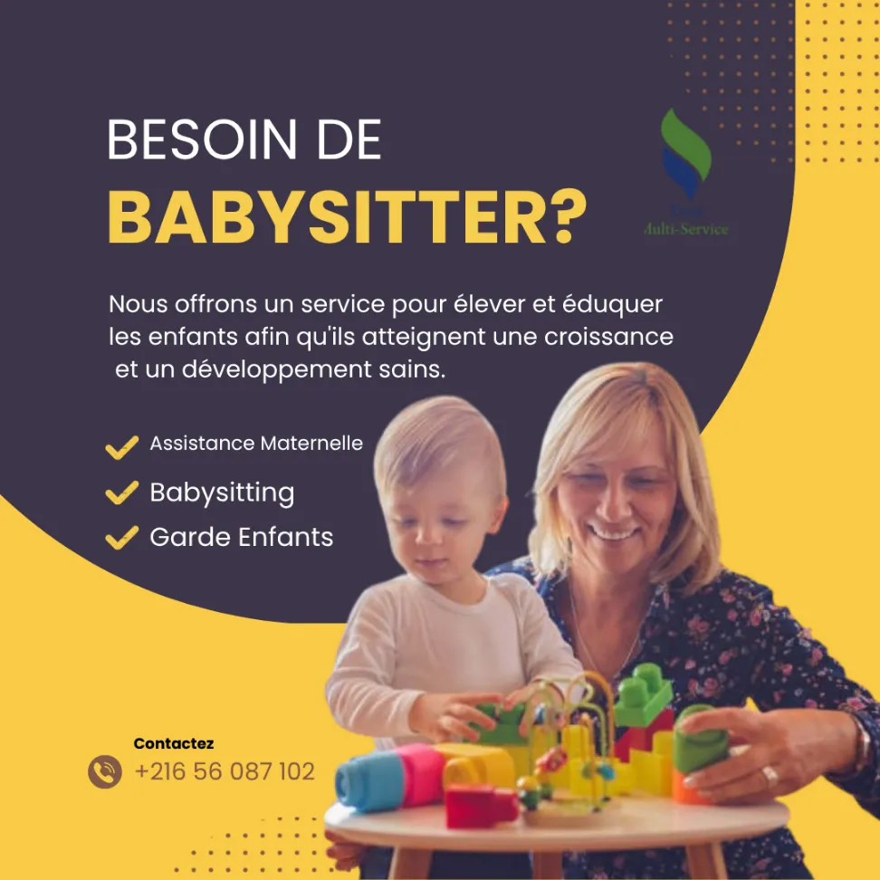 ON PROPOSE DES GARDES BEBES PAR MOIS A