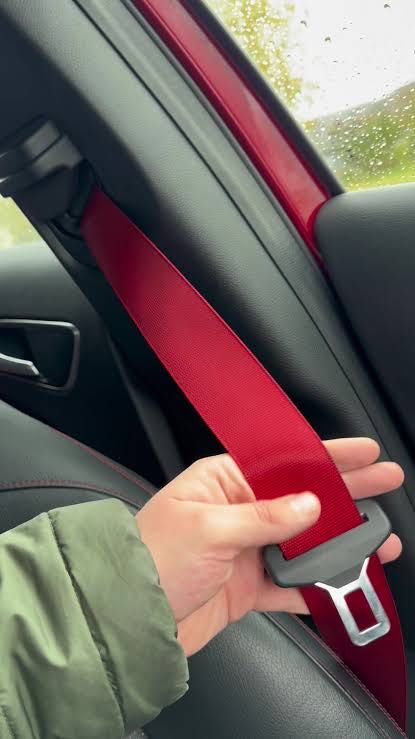 Kit ceinture sécurités en rouge 