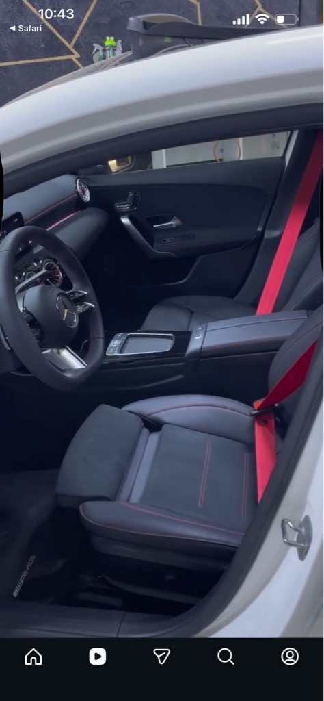 Kit ceinture sécurités en rouge 