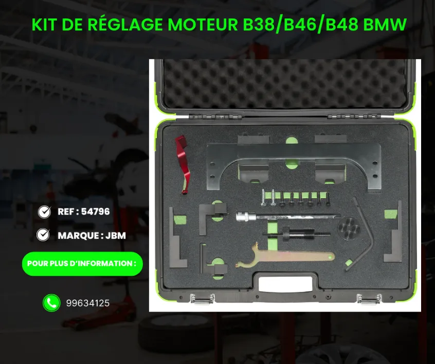 A VENDRE MATERIEL DE GARAGE REF : 54796 KIT DE RÉGLAGE MOTEUR B38/B46/B48 BMW