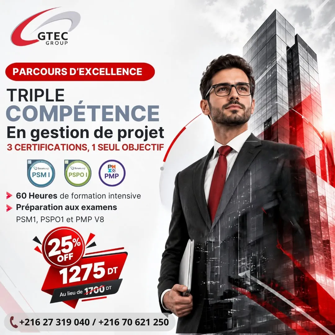 Pack Project Manager 3en1 PSM1 + PSPO1 + PMP