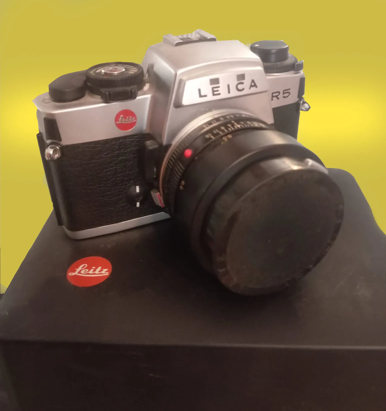 leica r5 avec objectif 50mm summicron m-50 f2