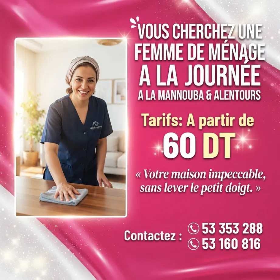 femme de menage par jour